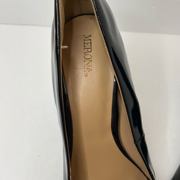 Merona| 8Medium| Patent leather | peep toe| Basic Pump - Picture 9 of 11